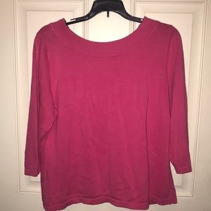 Hot pink sweater